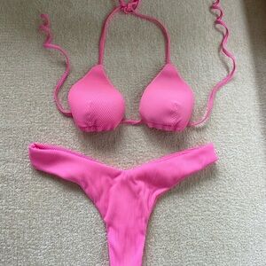 Hot Pink Bikini swimsuit